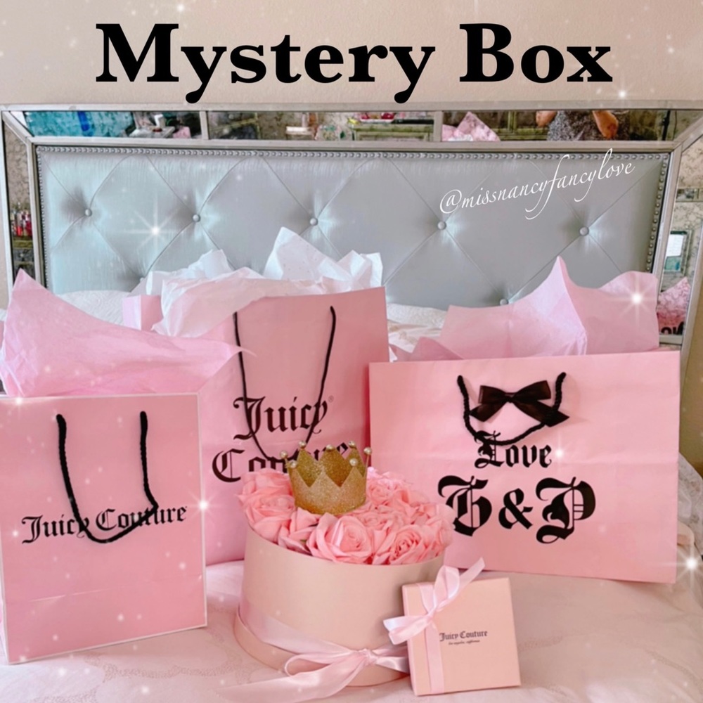 Juicy Couture pink & girly Large mystery box
